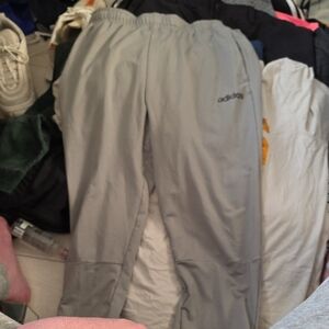 Adidas Men's Fast and Confident Lightweight Training Pants in grey. size L